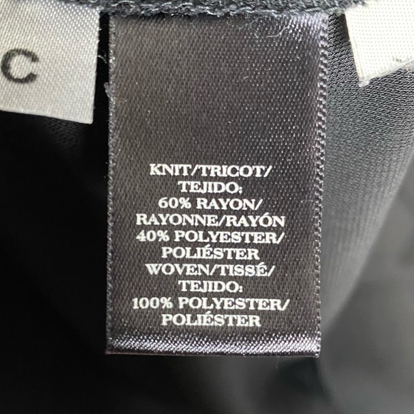 Ann Taylor Black High Low Top Size Large - Picture 5 of 5